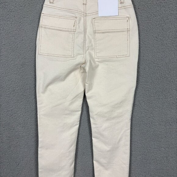 Indigo Rein Juniors' Women's Baggy Denim Jeans Straight Leg Beige Size 0 NWT's - Picture 3 of 8